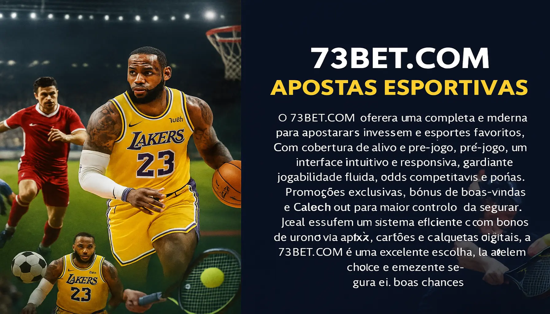 Apostas esportivas no cassino online 73bet.com